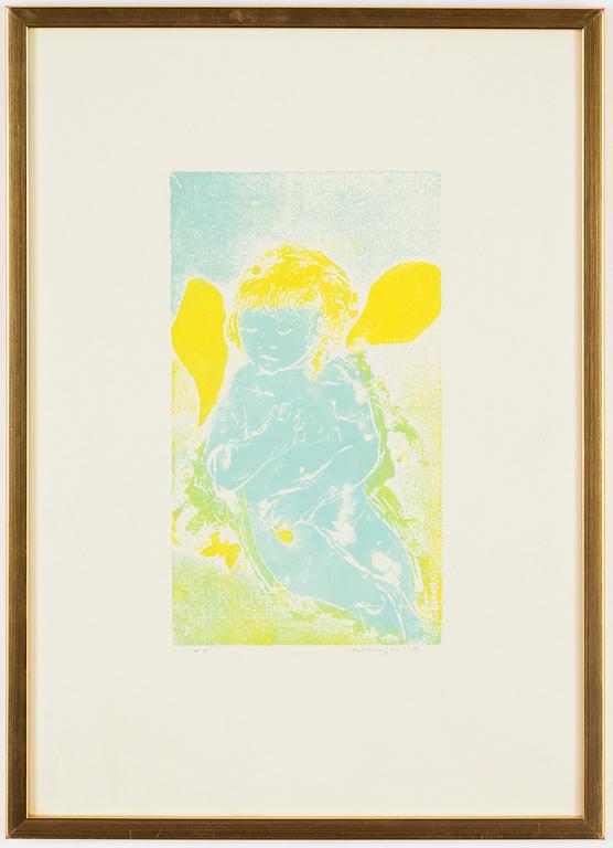 Jan Naliwajko, litograph in colors, signed and dated 1982.