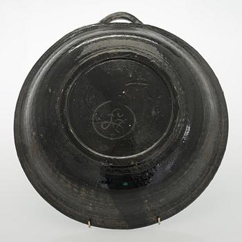 Dorrit von Fieandt, A decorative ceramic bowl signed DF. Unique.