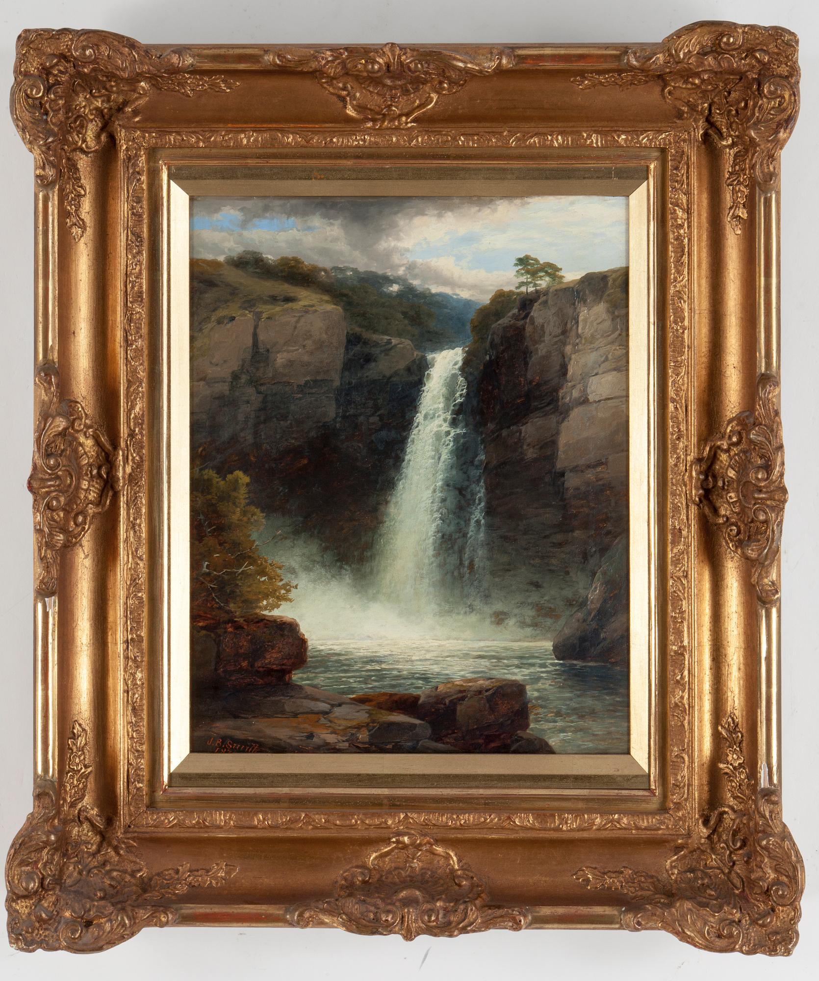 JAMES BURRELL SMITH, Tillskriven, olja på duk, signerad och daterad 1875.