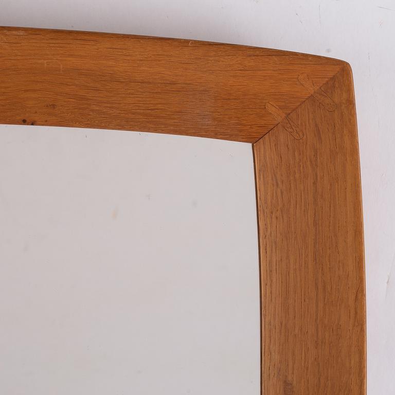 Uno & Östen Kristiansson, an oak mirror, Luxus, Vittsjö, 1960's.