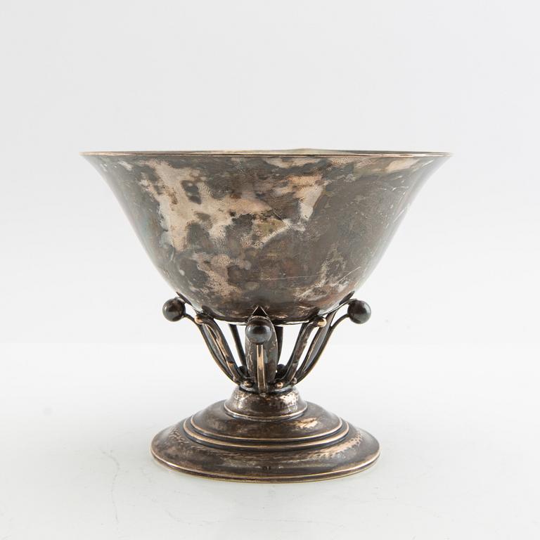 Georg Jensen, Bowl, silver, Copenhagen 1933-44.