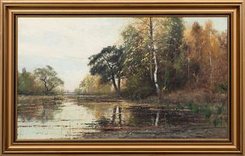 ARVID MAURITZ LINDSTRÖM, oil on canvas, signed.