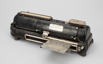 PROTECTOGRAPH CHECK WRITER, Todds, 1900-talets början.