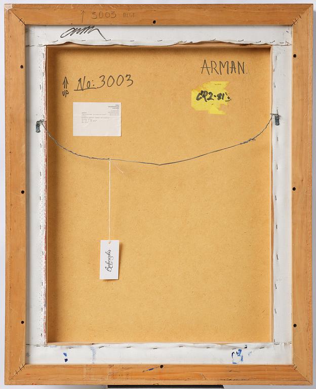 Arman (Armand Pierre Fernandez), "Monochrome Accumulation no. 3003".