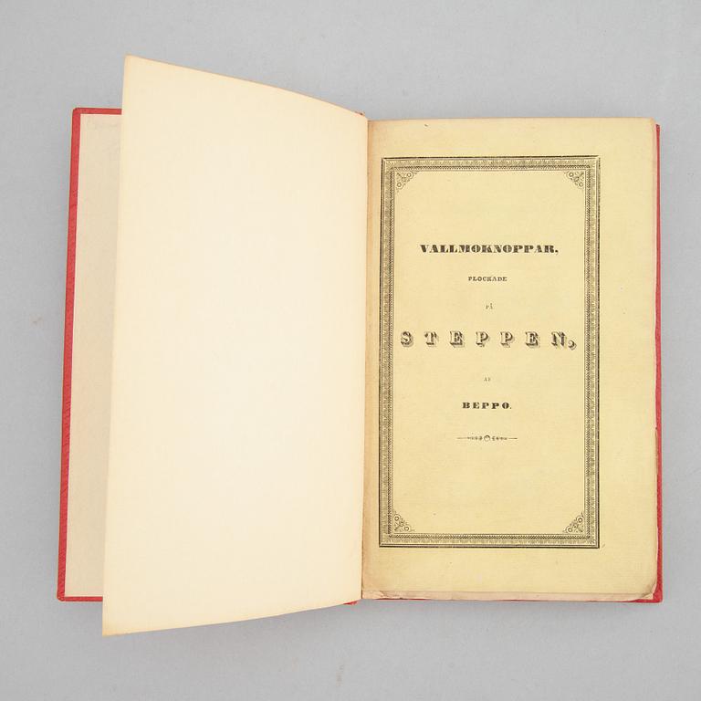 Four volumes of Swedish Literature, 1841-61.