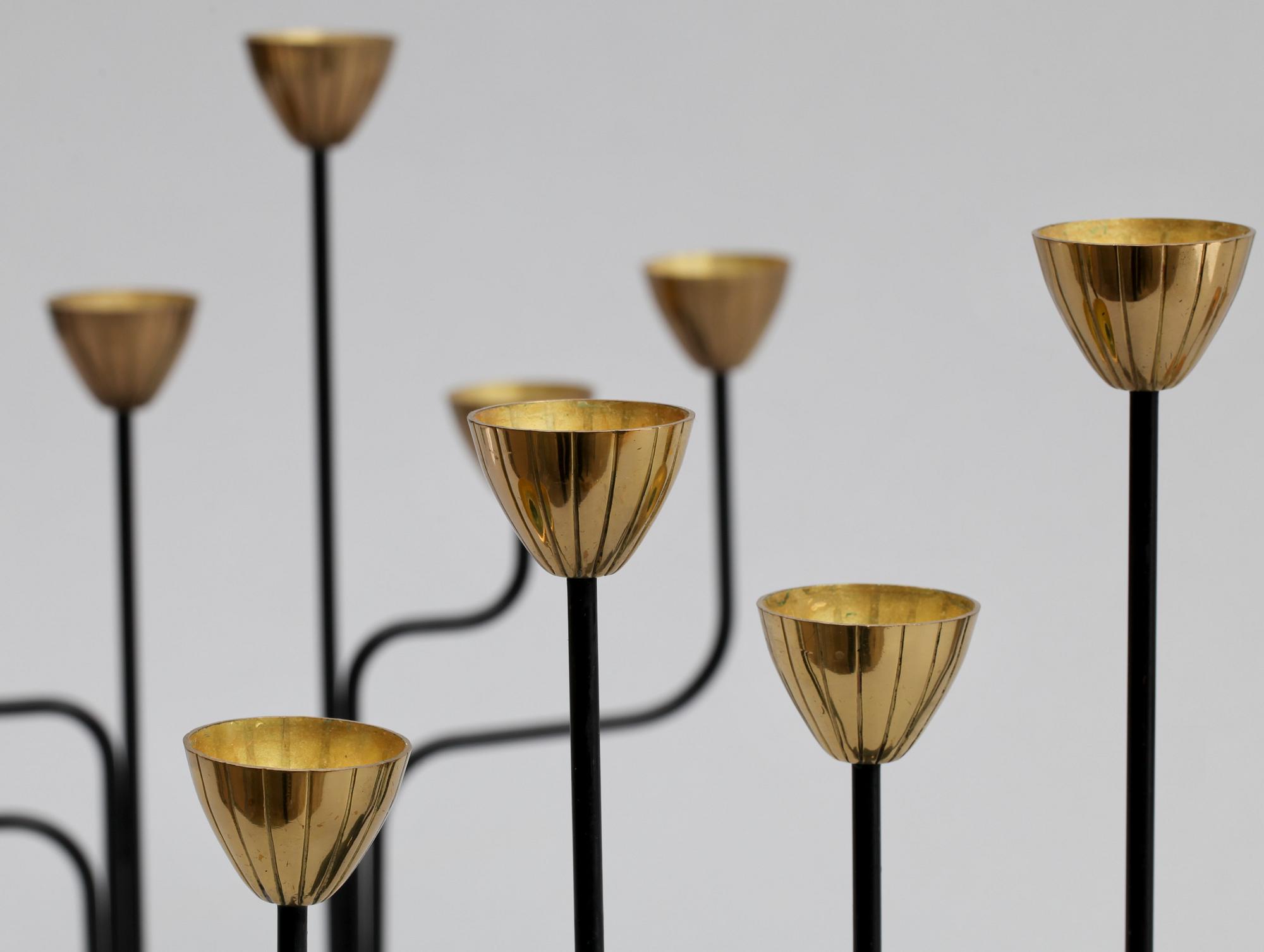 KANDELABRAR, ett par, Gunnar Ander, Ystad Metall, 1900-talets andra hälft.