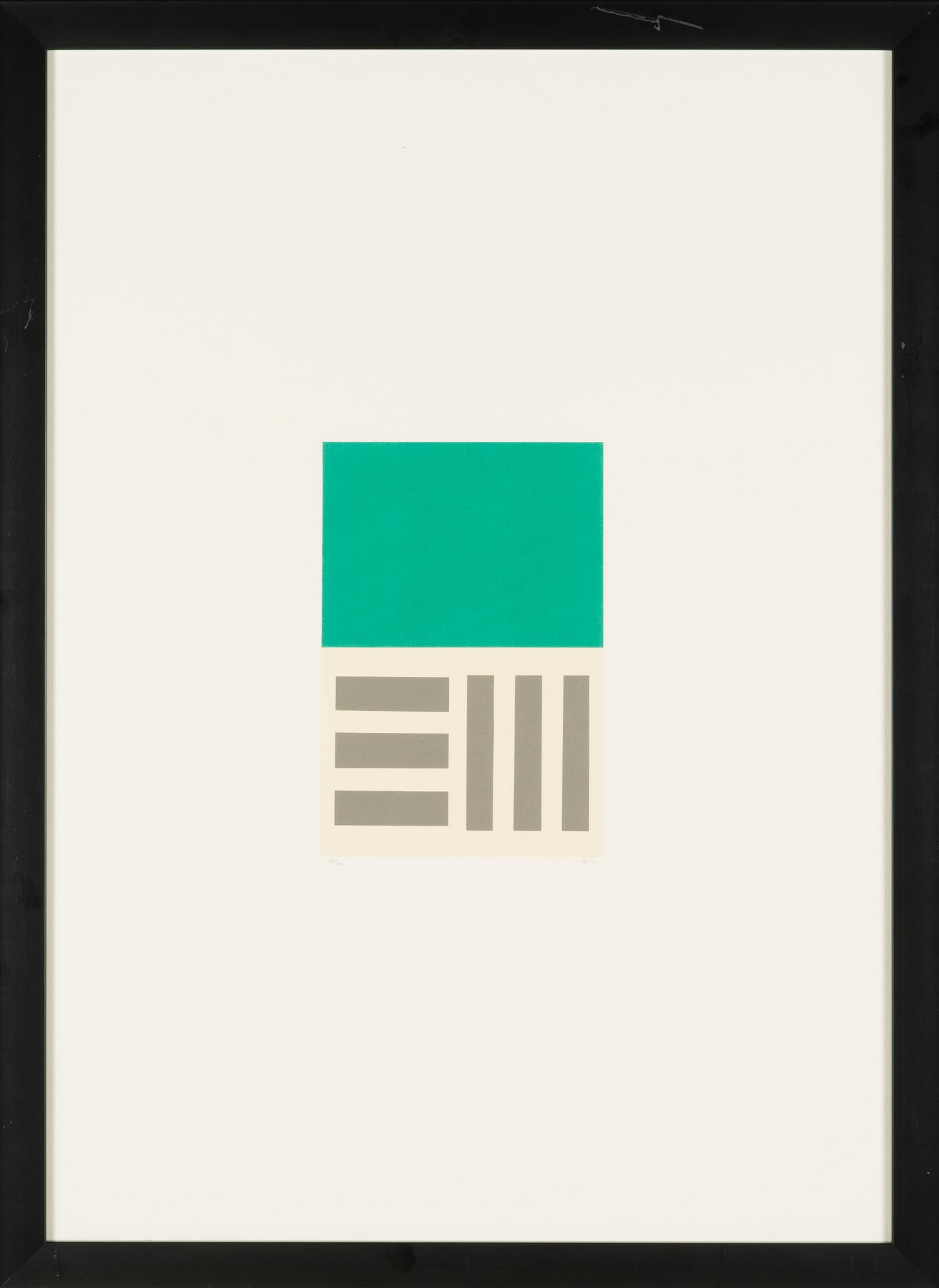 Carolus Enckell, silkscreen, signed and dated -92, numbered 48/100.