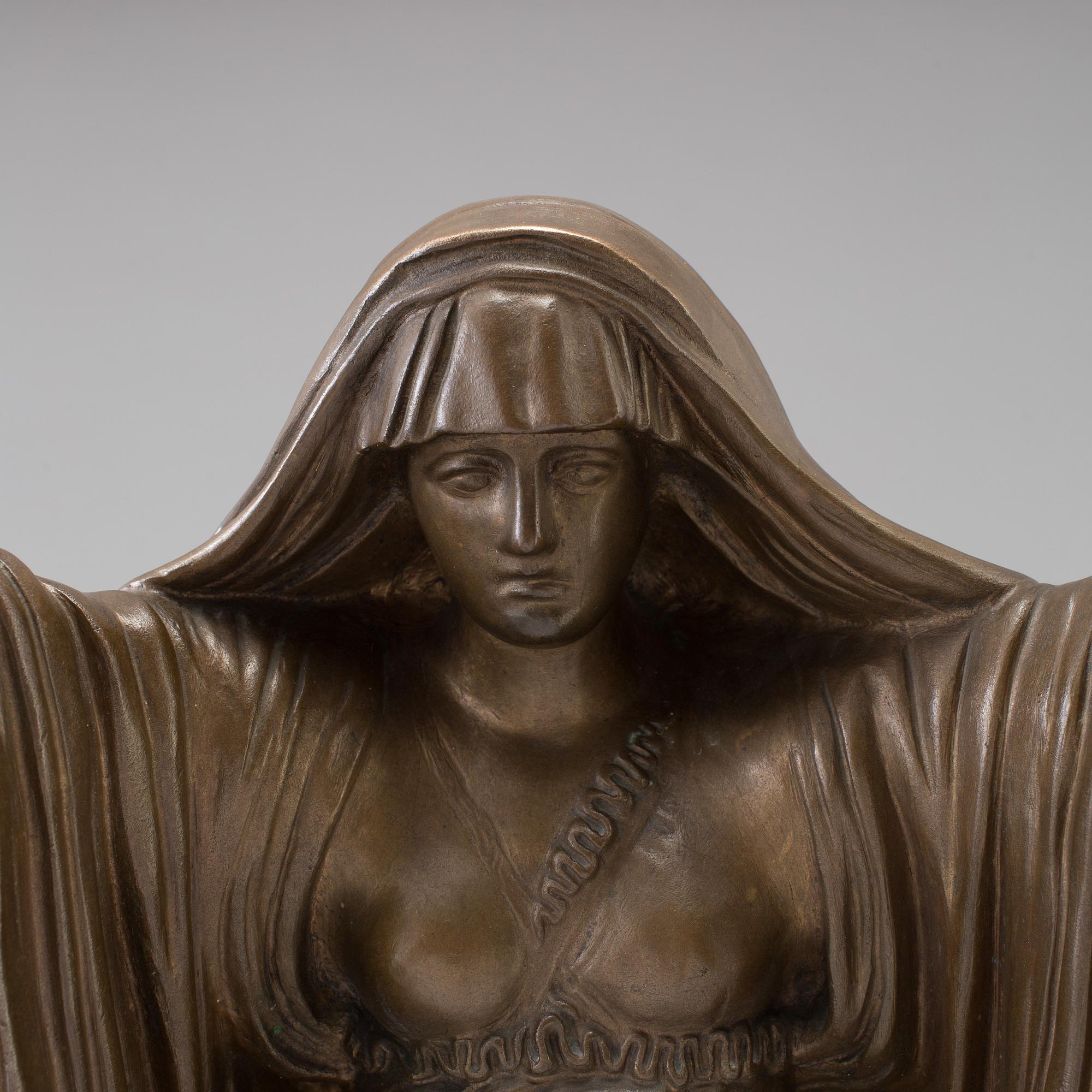 JOHAN TOBIAS SERGEL, efter, skulptur, brons, 1900-tal.