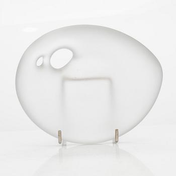 Timo Sarpaneva, skulptur, Hiidenkehto (Jättens vagga) signerad Timo Sarpaneva, Iittala -55.