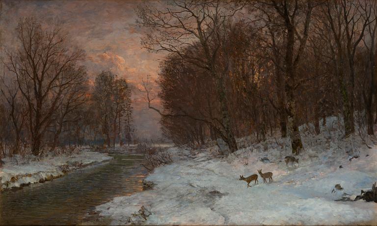 Anders Andersen-Lundby, oil on canvas, signed.