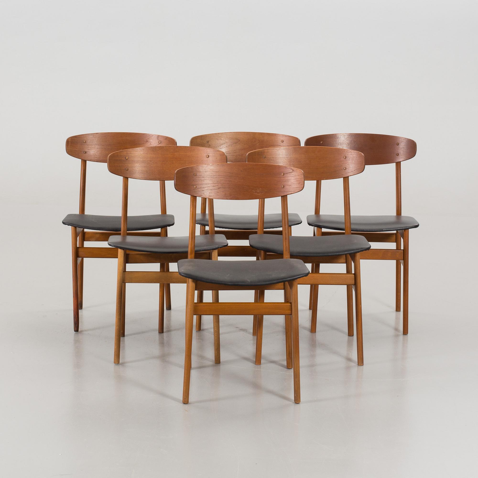 SIX CHAIRS "SAX MADE IN DENMARK.