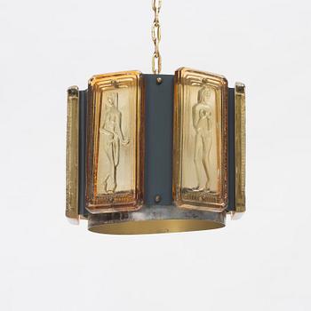 Einar Bäckström, ceiling lamp, mid-20th century.