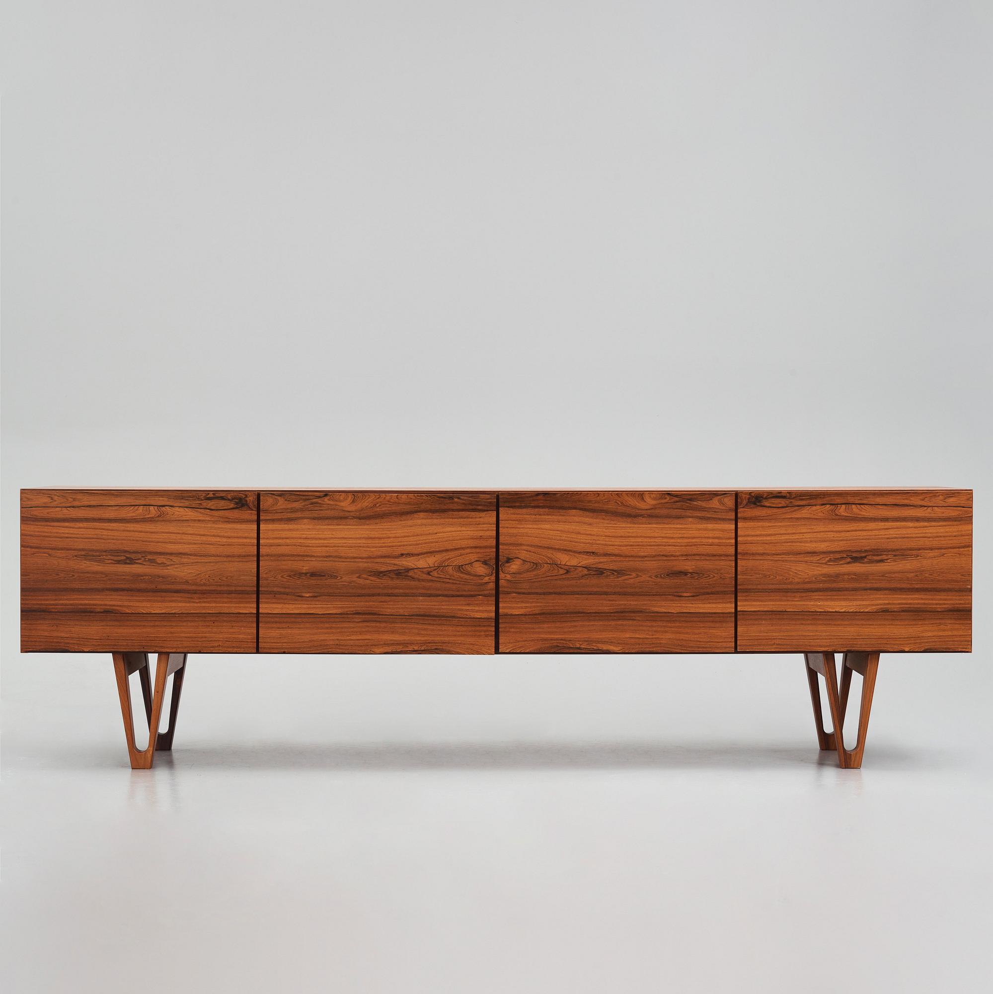 Ib Kofod-Larsen, a rosewood sideboard, Seffle, Sweden 1960s.
