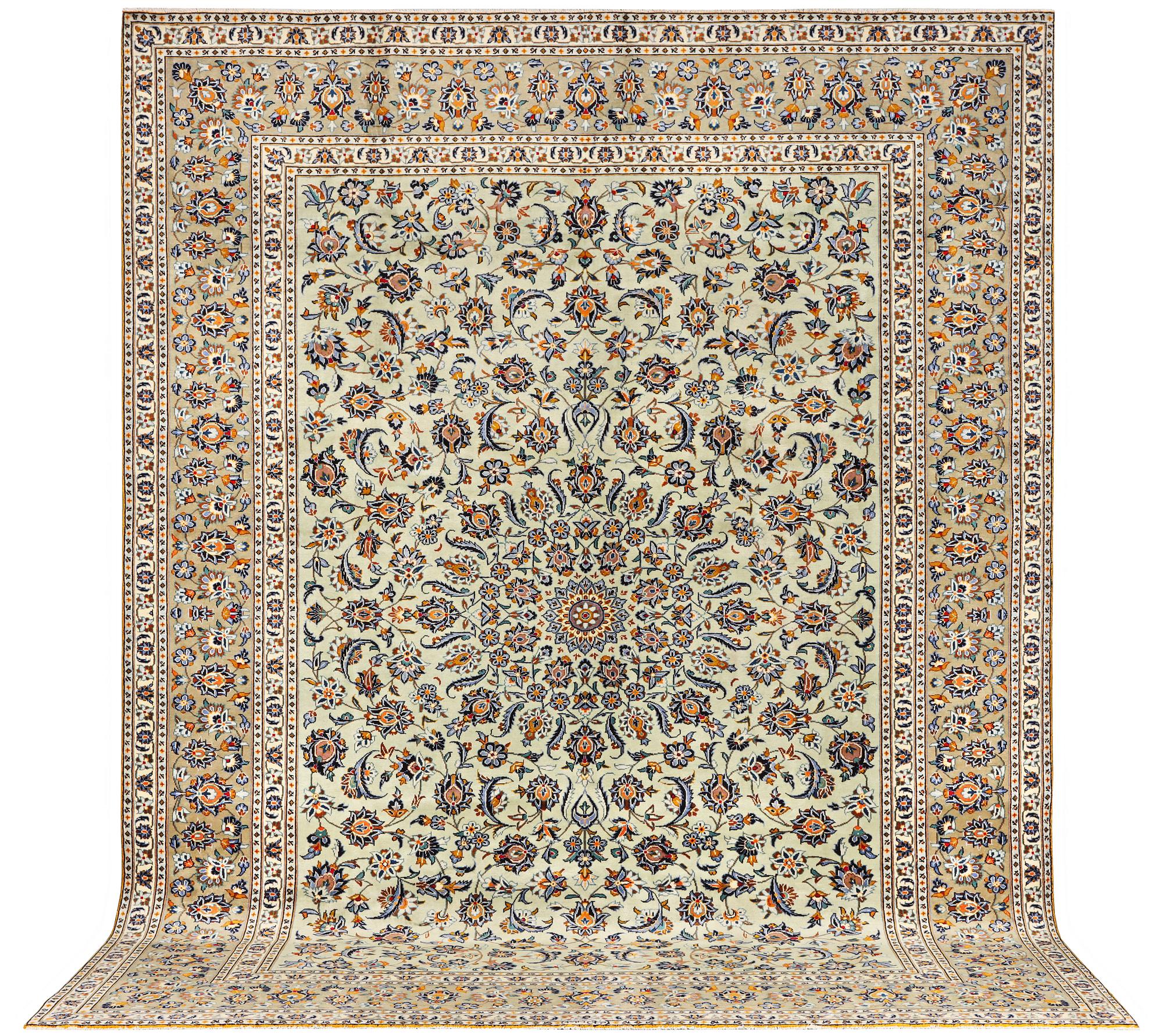 Carpet, Keshan, 403 x 303 cm.