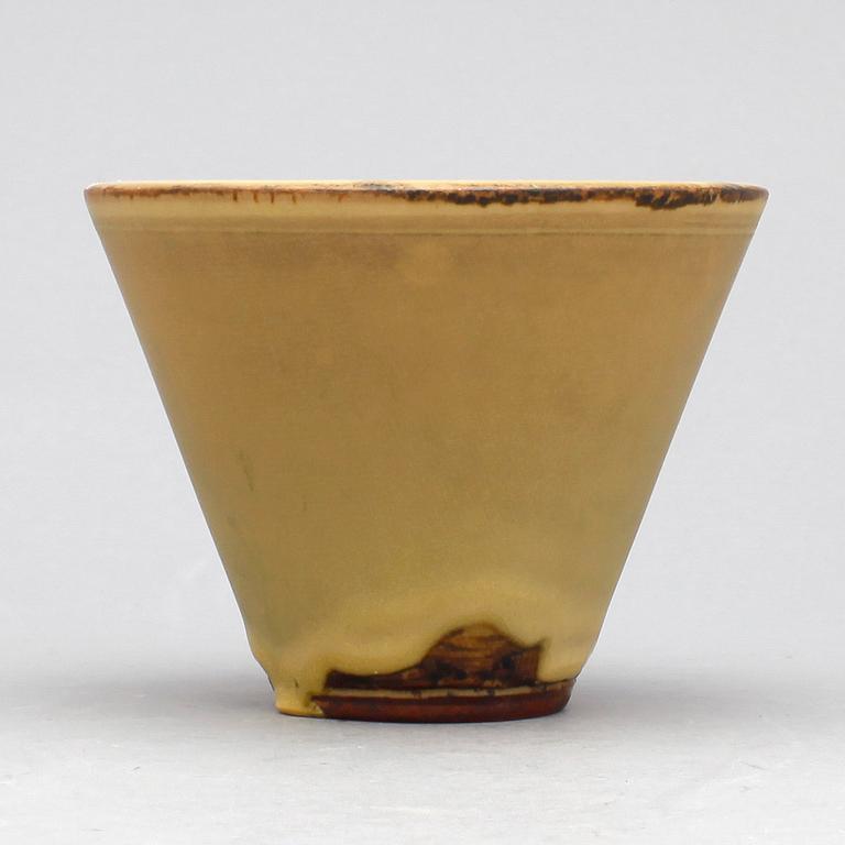 SKÅL, stengods, Farsta, Wilhelm Kåge, Gustavsberg, signerad undertill.