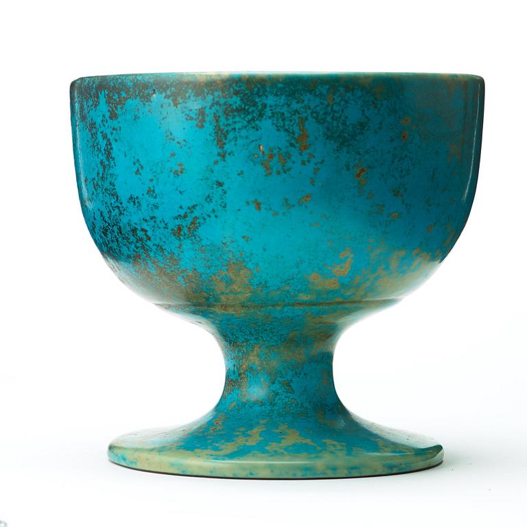 Hans Hedberg, Hans Hedberg, a faience footed bowl, Biot, France.