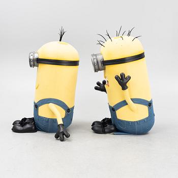 A pair of "Minions" costumes by Custom Characters for Universal Studios.