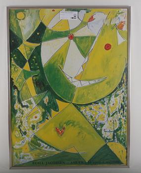 ASGER JORN och EGILL JACOBSEN, efter, affischer, 2 st.