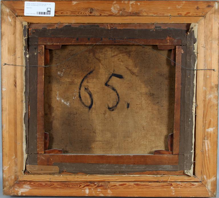 ROBERT WALKER MACBETH, olja på duk, monogramsign och dat 1879.