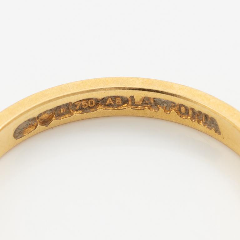 Lapponia, ring 18K guld, Finland 1978.