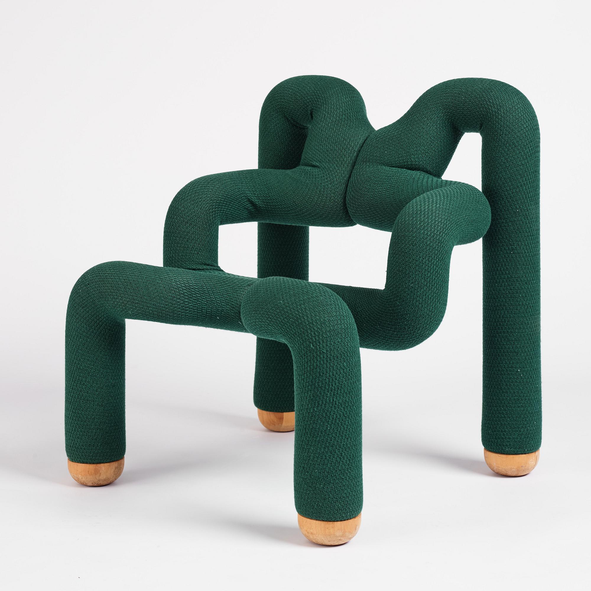 Terje Ekstrøm, armchair, "Ekstrem", for Stokke Fabrikker, Norway, circa 1984.