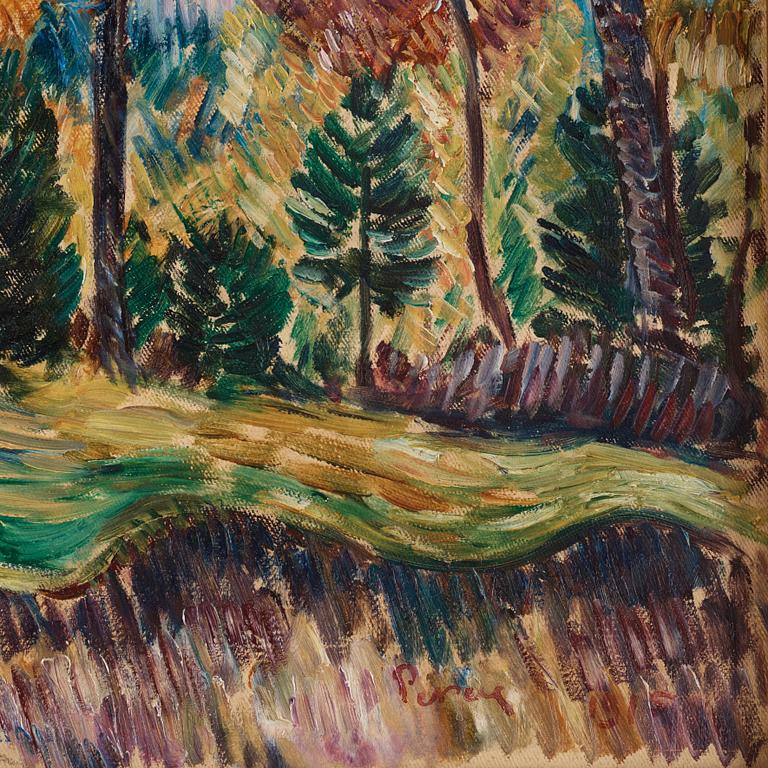Arthur Percy, "Höstlig park".