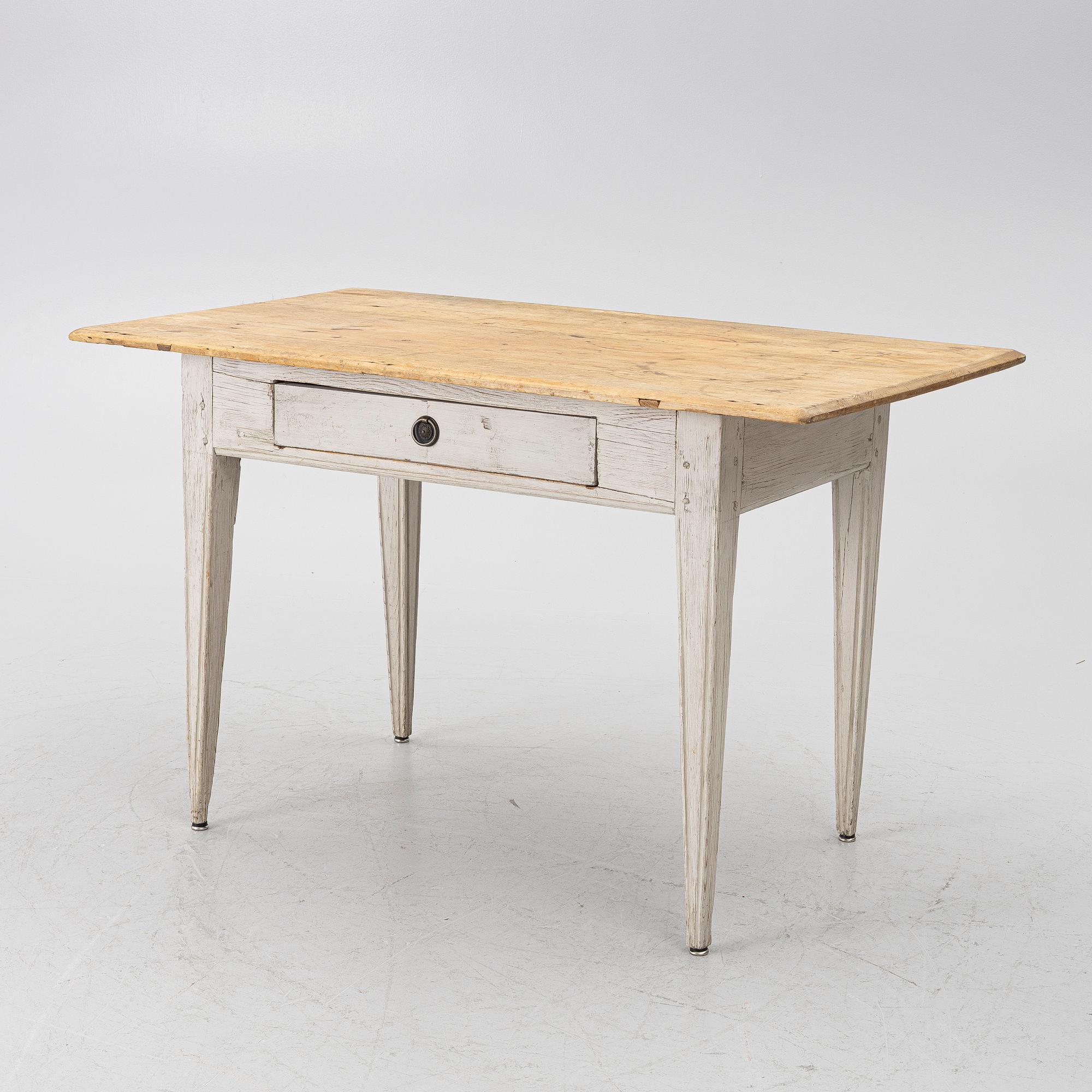 A 19th century table.