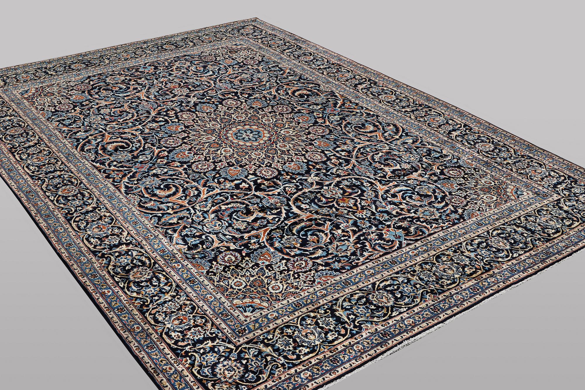 A carpet, Kashmar, c. 420 x 293 cm.