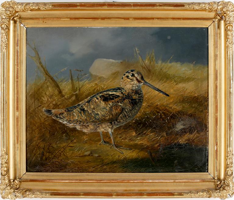 THEODOR LUNDH, olja på duk. Signerad och daterad 1871.