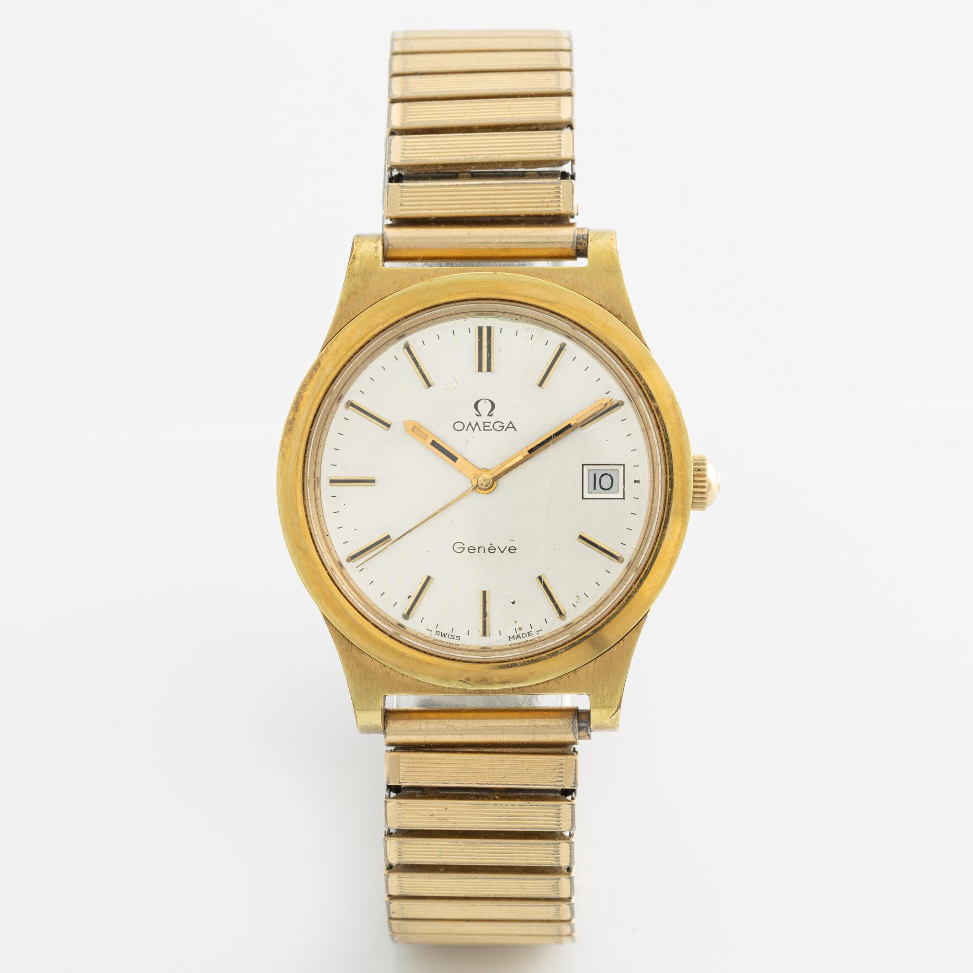 Omega, Genève, armbandsur, 36 mm.