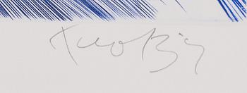 Ulf Trotzig, "King Sweeney", portfolio with nine colour etchings.