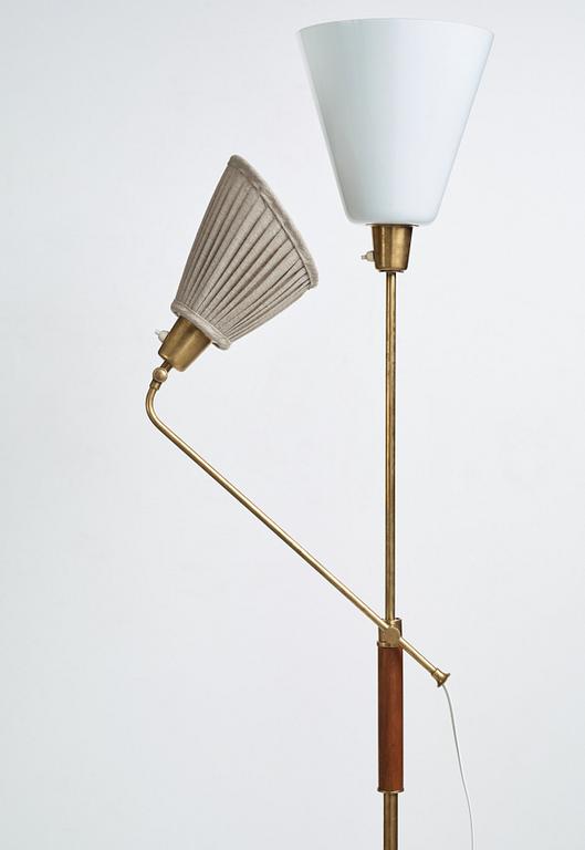 Bertil Brisborg, a pair of floor lamps, "Triva", for Nordiska Kompaniet 1940-50's.