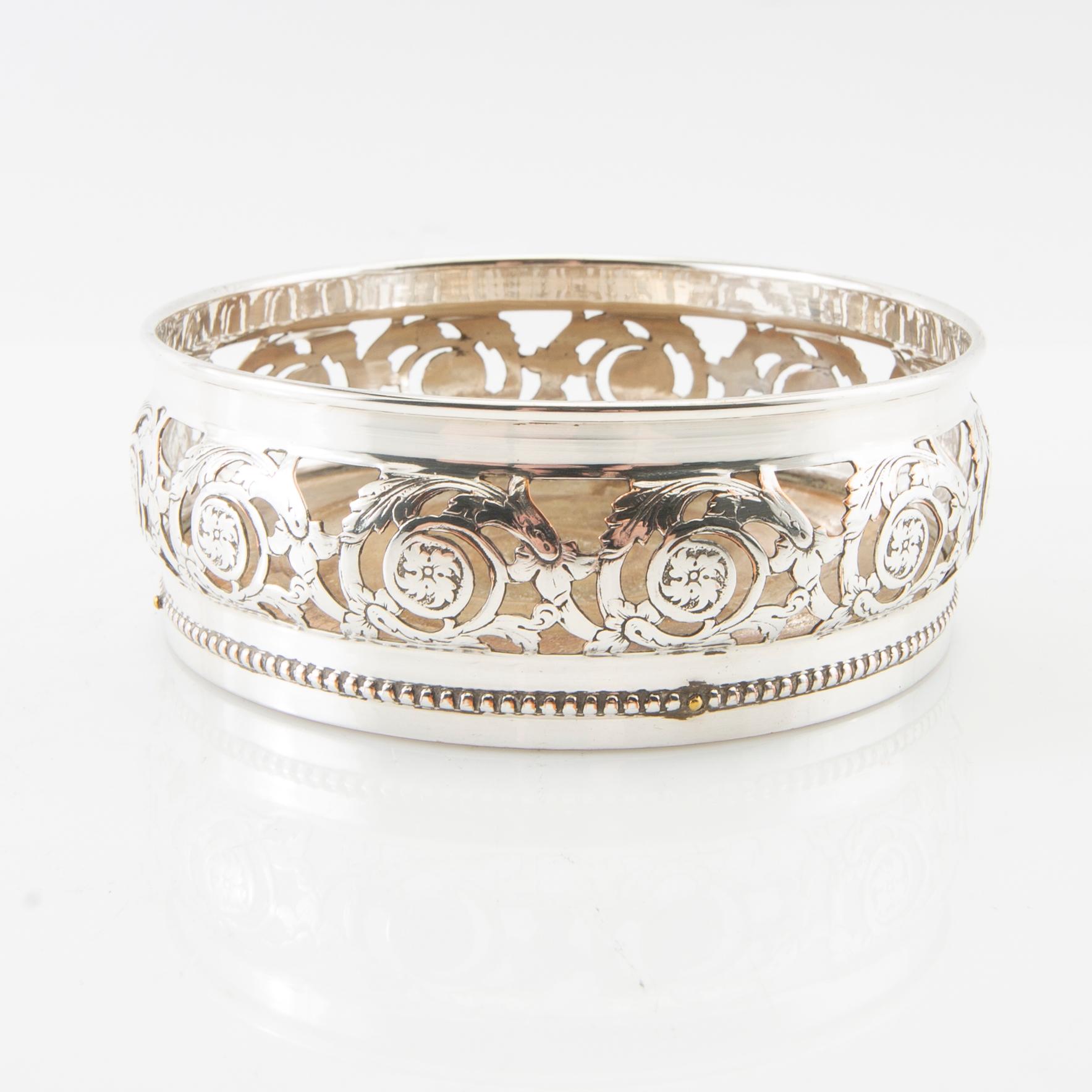 Coasters 13 pcs of silver plate early 20th century.