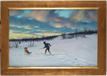 Johan Tirén, "Vargjakten" (The wolf hunt).