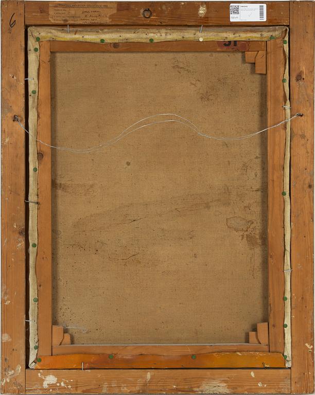 Oscar Glatz, olja på duk, signerad Glatz och daterad 1922.