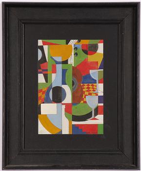 Unknown artist, 20th century, "Composition Cubiste”.