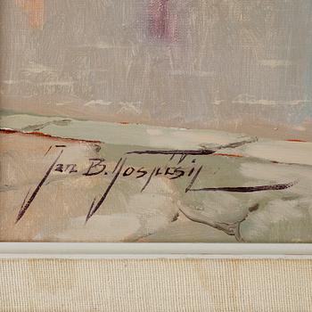 JAN BOHUMIL POSPISIL, olja på duk, signerad.