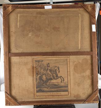 David Klöcker Ehrenstrahl Hans skola, "Konung Karl XI till häst" (1655-1697).