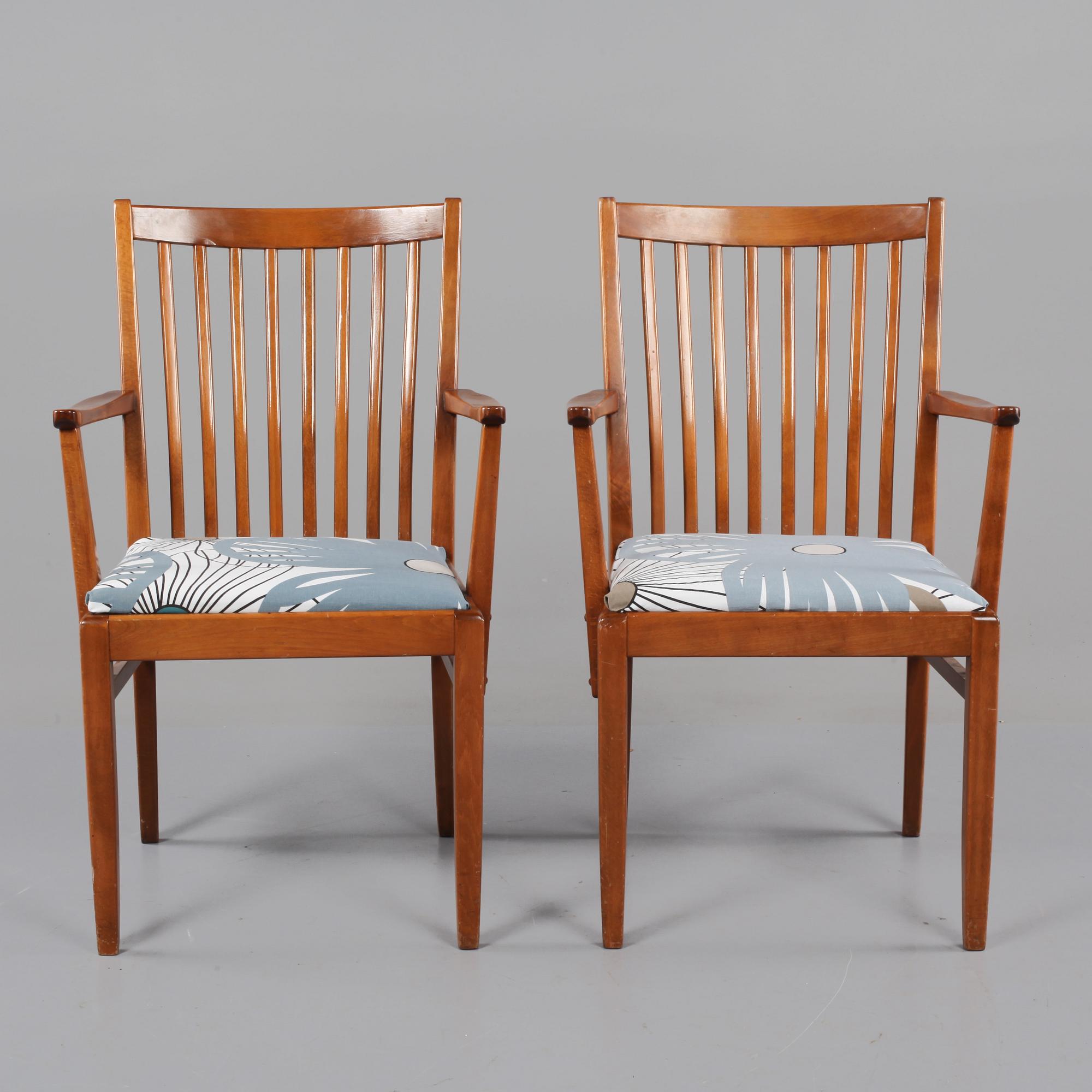 KARMSTOLAR, ett par, Lammhults möbler, 1960-tal.