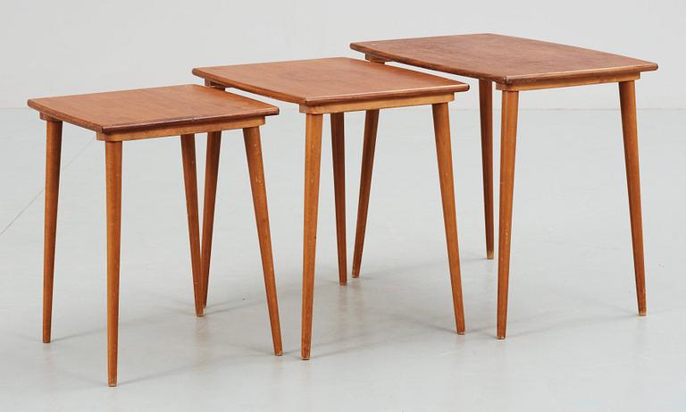 SATSBORD, 1950/60-tal.