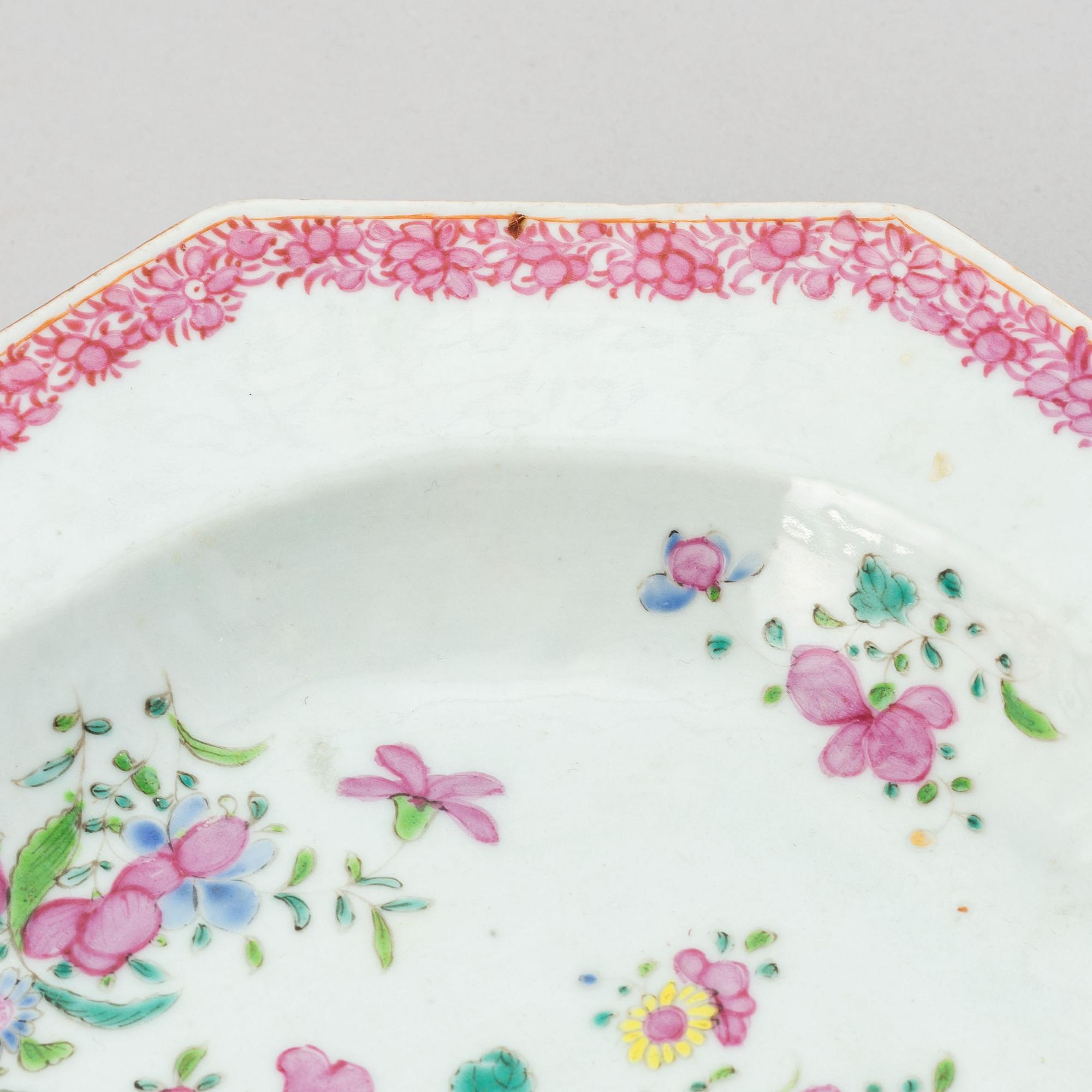 Terrinfat, kompaniporslin. Qingdynastin, Qianlong (1736-95).