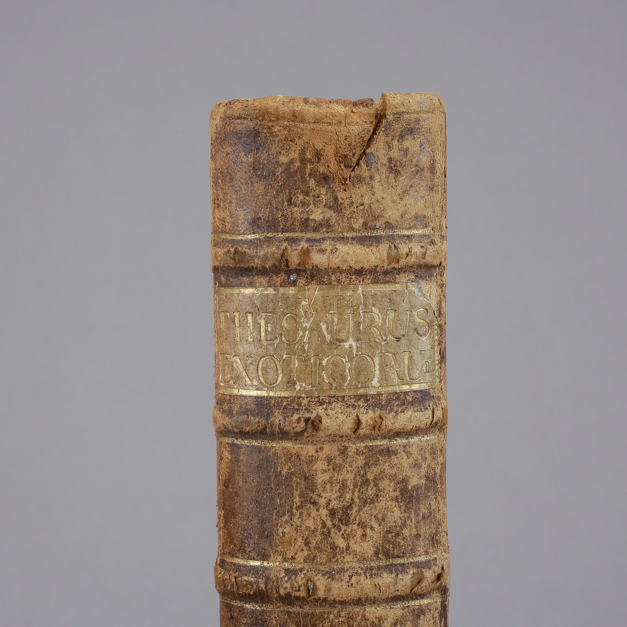 BOKVERK, "Thesaurus exoticorum", Eberhard Werner Happel, Hamburg 1688.