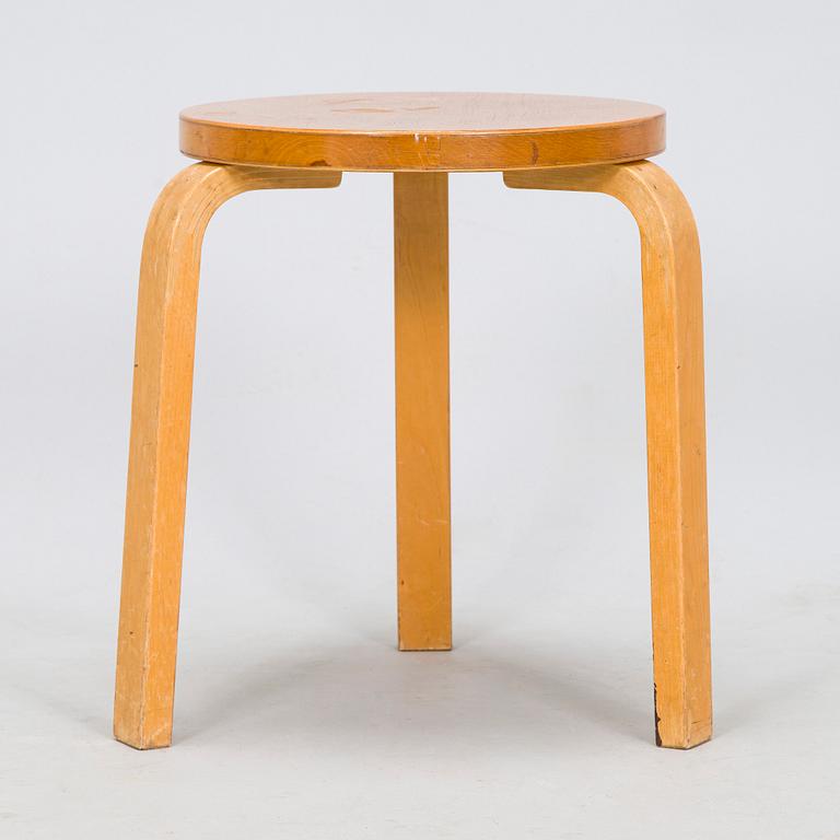 Alvar Aalto, a 1960's 'model 60' stool, Artek, Finland.