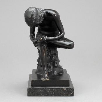 OKÄND KONSTNÄR, skulptur, brons, 1900-tal.