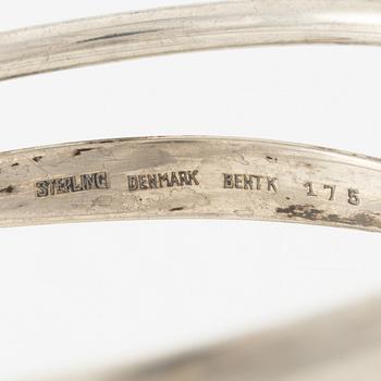 Bent Knudsen, armring, silver, Denmark.