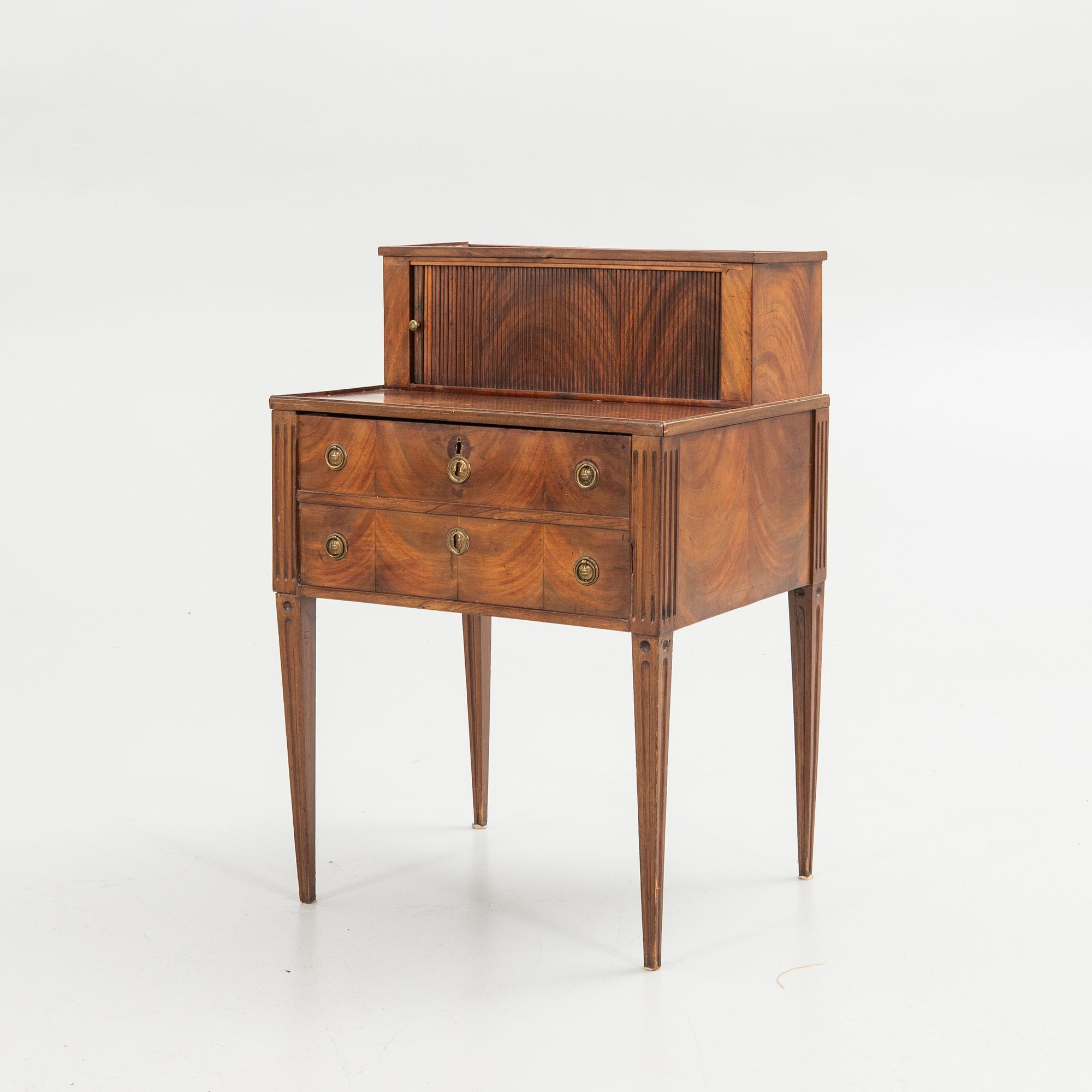 Writing desk, late Gustavian, circa 1800.