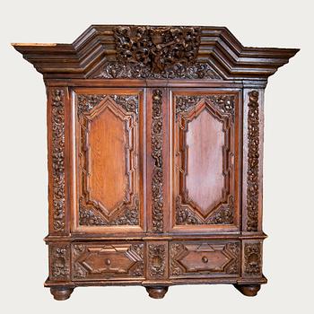 Baroque Style Display Cabinet, 19th Century.