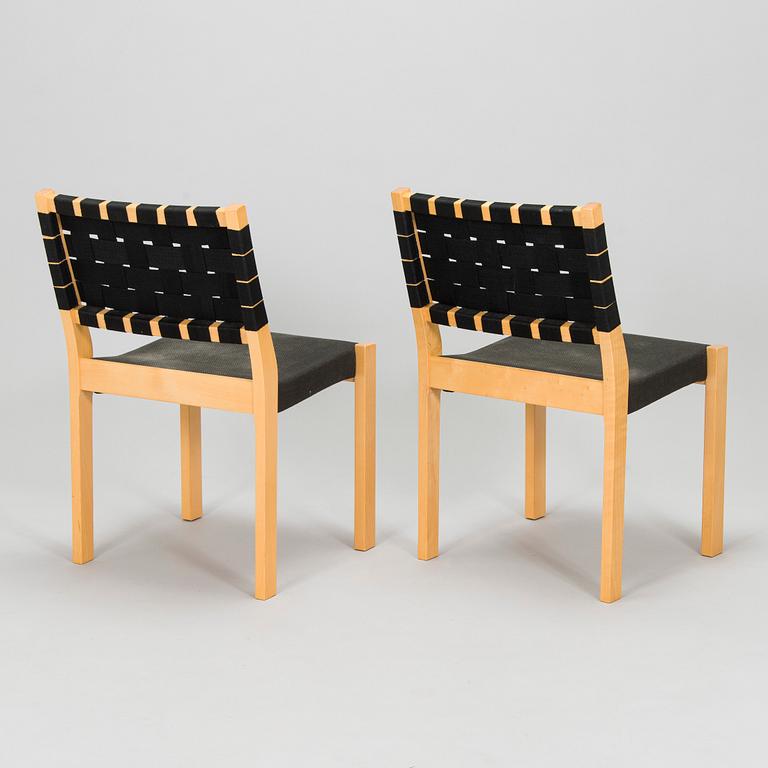 Aino Aalto, tuolit, 4 kpl, malli 615, Artek 2006.
