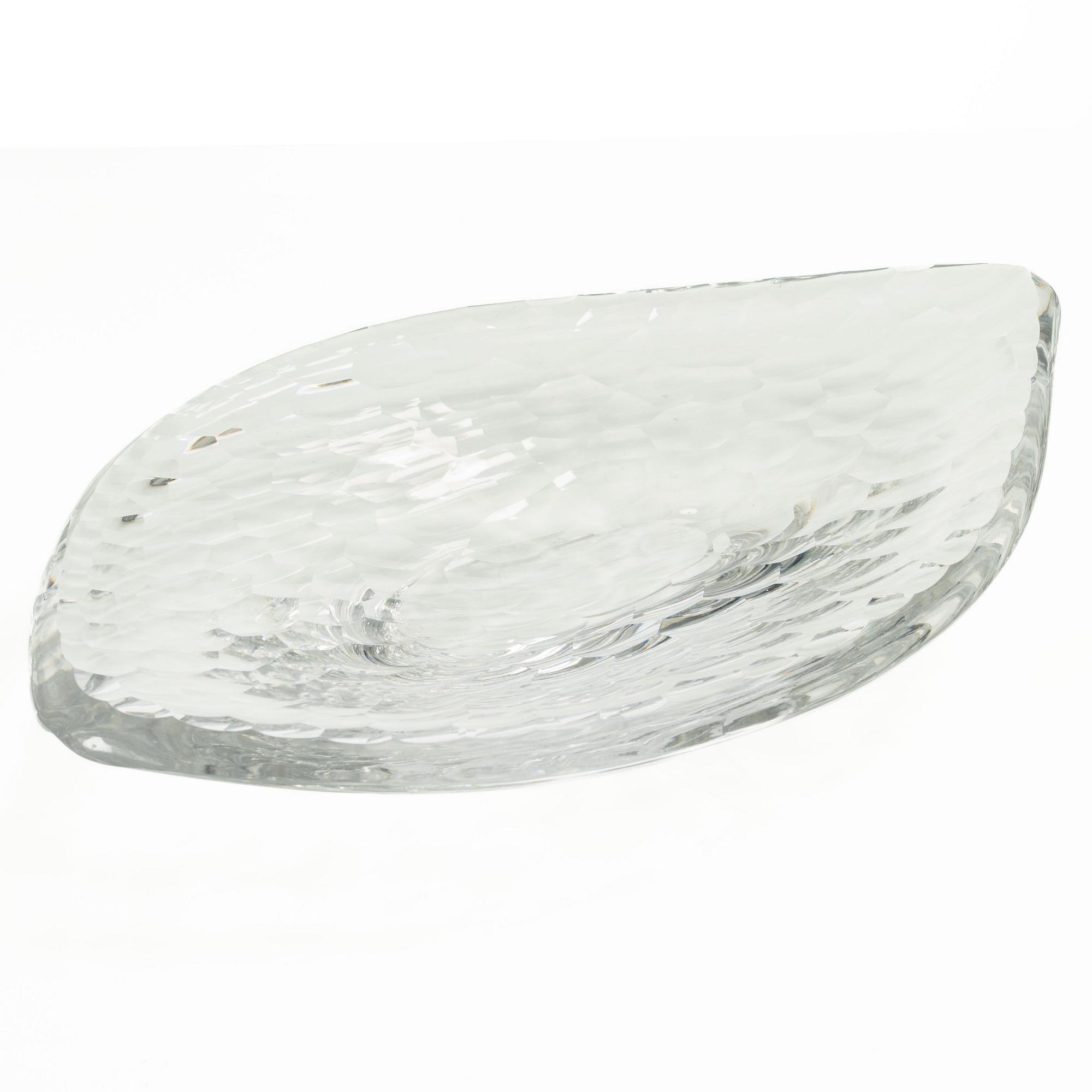 Vicke Lindstrand, glass bowl, Kosta.