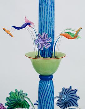 A Jonas Rooth glass chandelier, Kivik, Sweden.